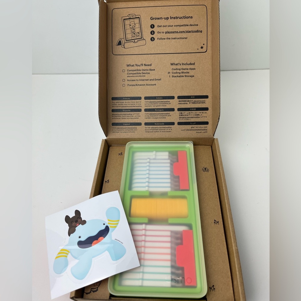 Osmo Learning Bundle Coding, Monster, Words, Numbers, Tangram Sets - Picture 7 of 11